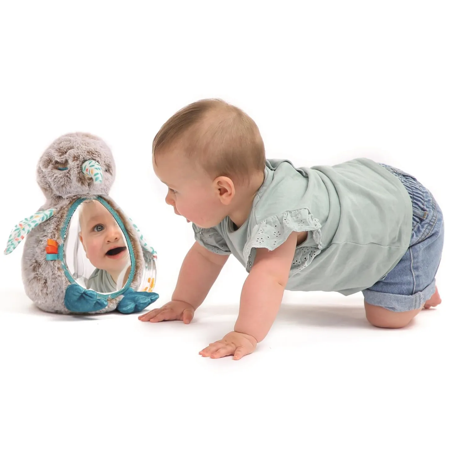 Ludi Peluche d'activités kiwi calin Multicolore