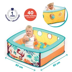 Ludi                    Piscine à balle    Multiolore            80x80 cm