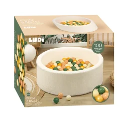 Ludi Piscine à Balles Plush Ecru