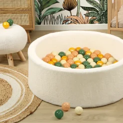 Ludi Piscine à Balles Plush Ecru
