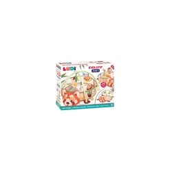 Ludi Tapis et Aire de Jeu Panda Roux Multicolore