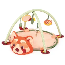 Ludi Tapis et Aire de Jeu Panda Roux Multicolore