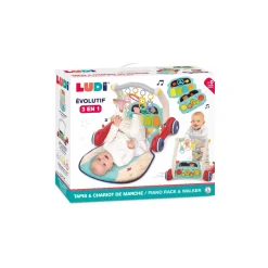 Ludi Tapis et Chariot de marche Multicolore
