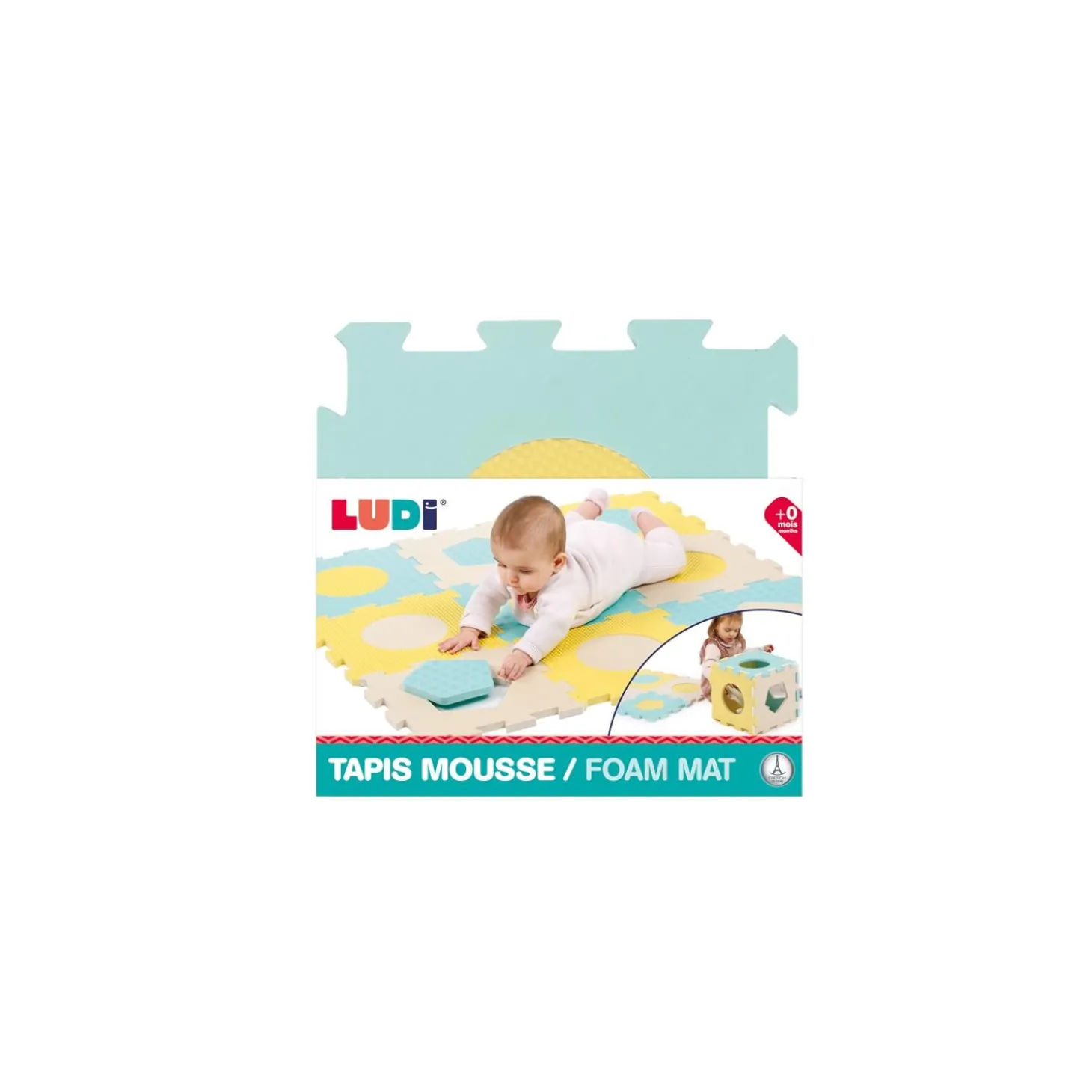 Ludi Tapis mousse Multicolore