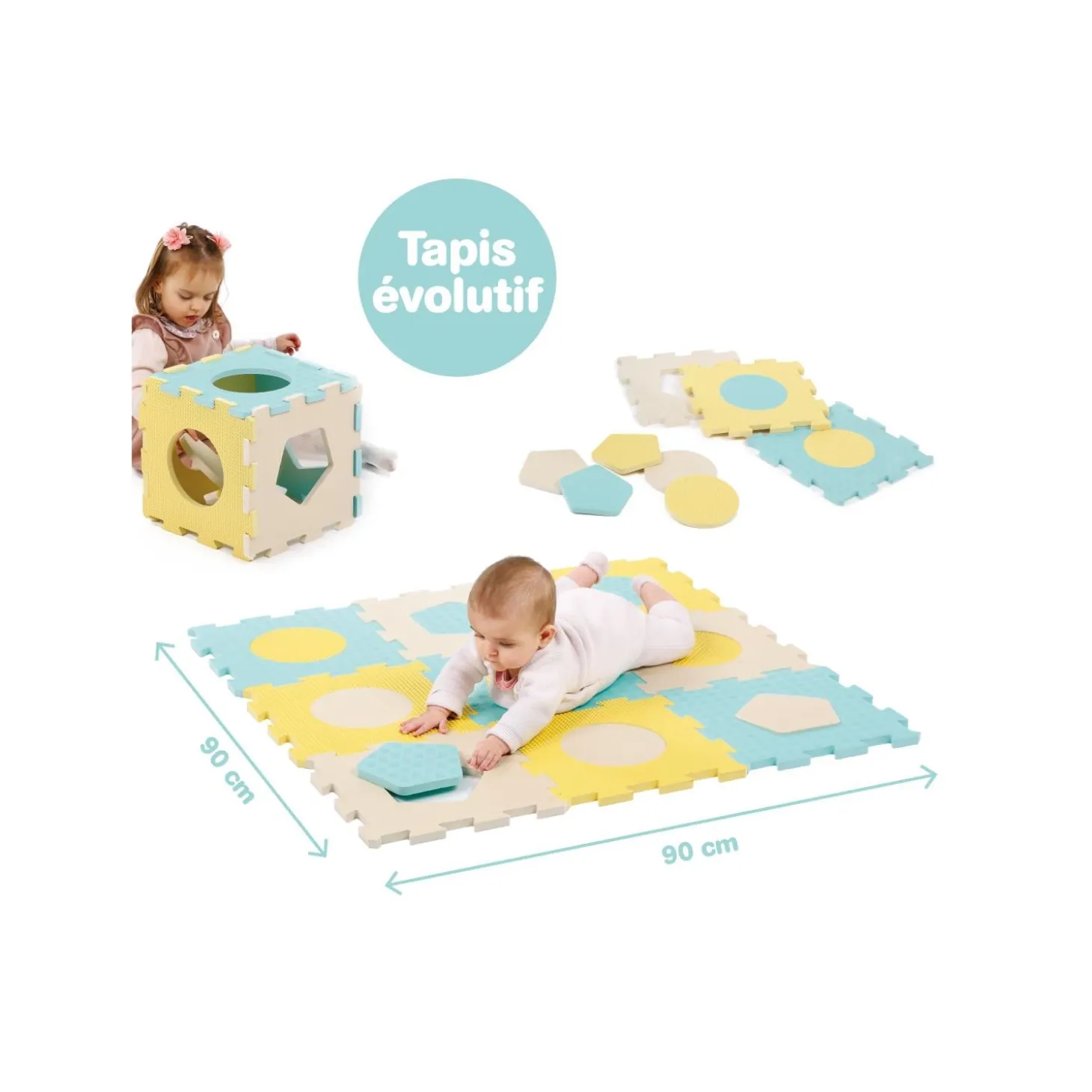 Ludi Tapis mousse Multicolore