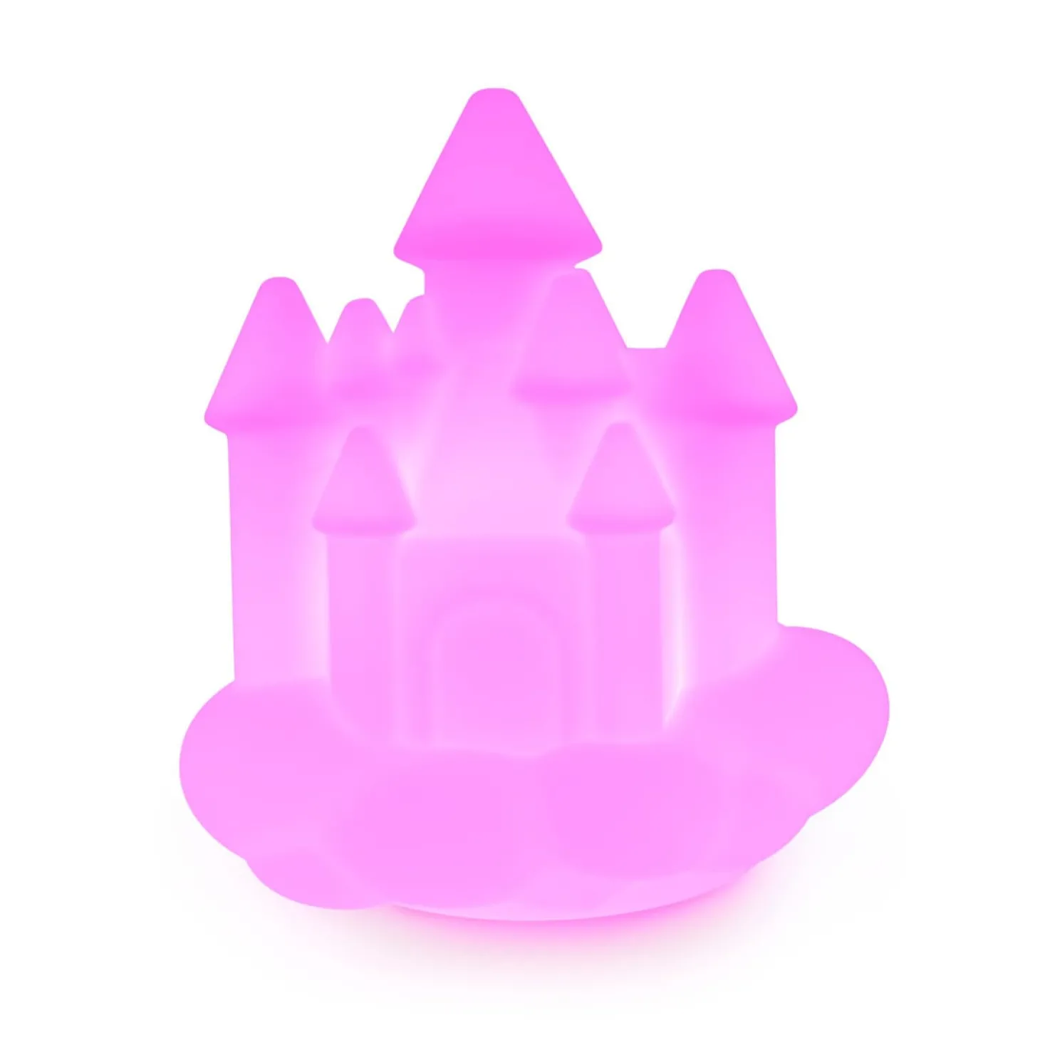 Lumin'US Veilleuse et enceinte Château Multicolore