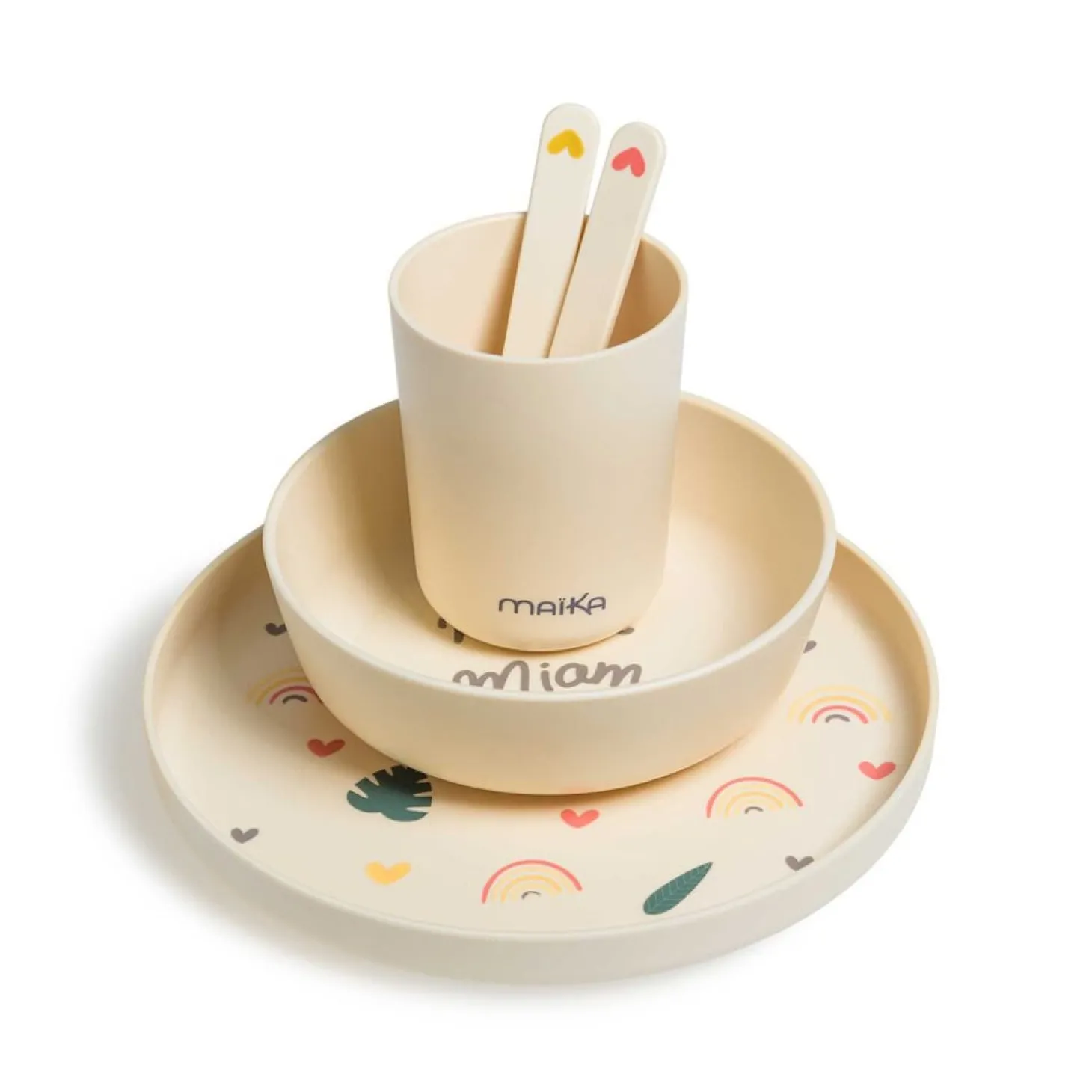 Maïka Coffret Rainbow Pla 5 Pcs Beige