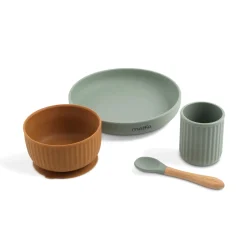 Maïka                    Coffret repas silicone    Vert