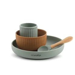 Maïka                    Coffret repas silicone    Vert