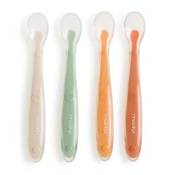 Maïka                    Lot de 4 Cuillères Silicone    Multicolore