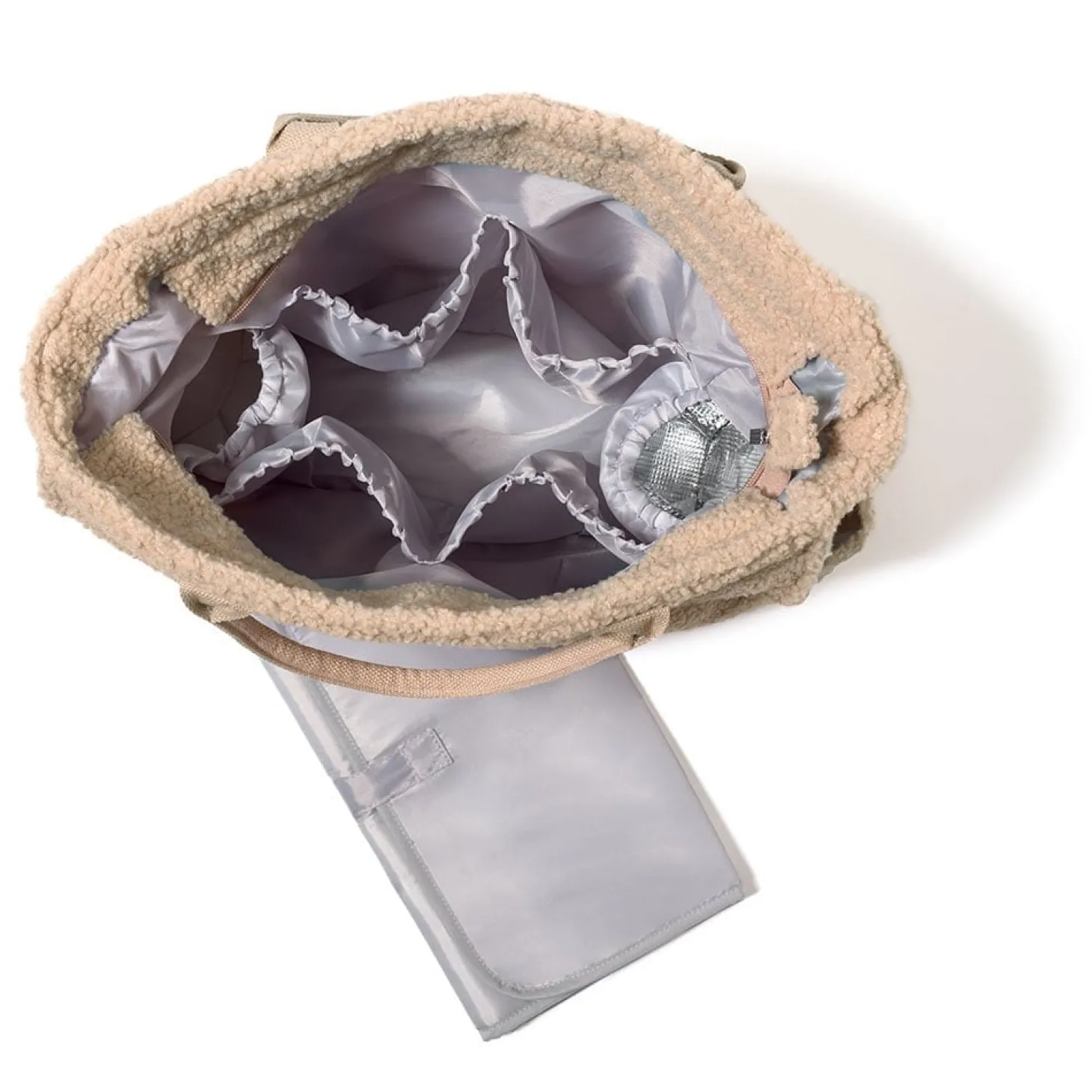 Maïka Sac à langer Moumoute Beige