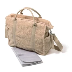 Maïka Sac à langer Moumoute Beige