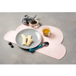 Maïka                    Set De Table Nuage Pink    Rose