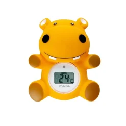 Maïka                    Thermomètre De Bain Hippo    Orange