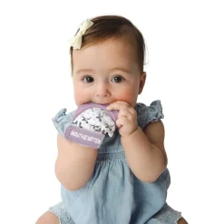 Malarkey kids Mitaine de dentition Mauve Clair 3-12 mois