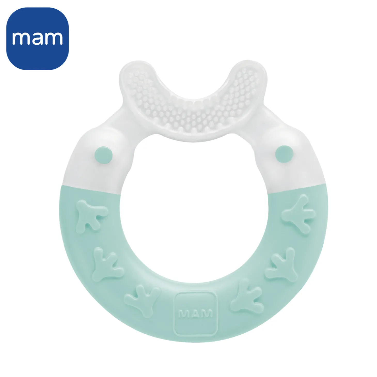 MAM BABY Anneau de dentition nettoyant Panaché 3 mois+