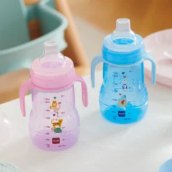 MAM BABY                    Biberon de transition    Bleu            220 ml