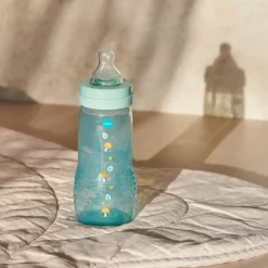 MAM BABY 2 Biberons Easy Active Coloré Tétine Débit X Ice 330 ml