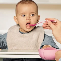 MAM BABY 2 cuillères thermosensibles + étui Panaché 6 mois+