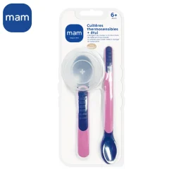 MAM BABY                    2 cuillères thermosensibles + étui    Panaché            6 mois+