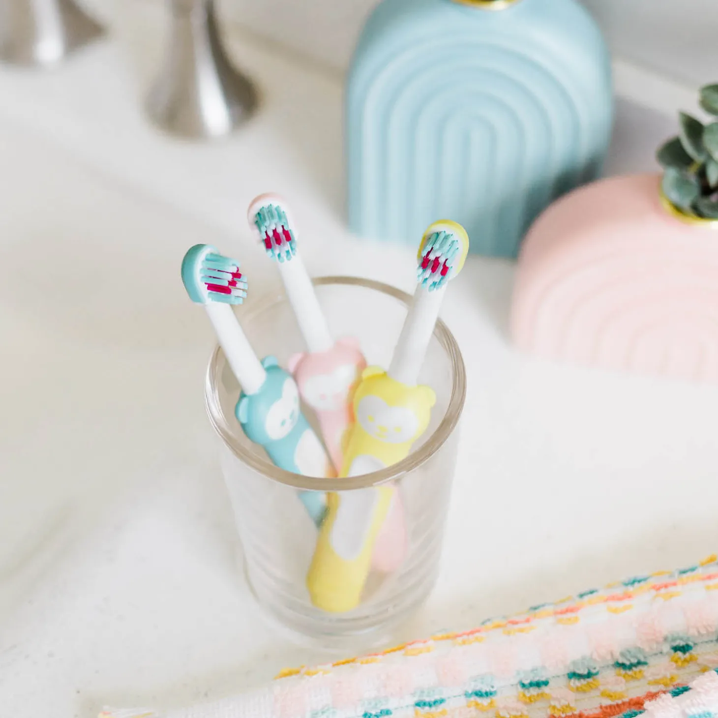 MAM BABY Lot de 2 Kits d'apprentissage brosses à dents Panaché 5 mois+