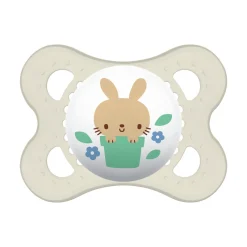 MAM BABY Sucette + attache-sucette Panaché 0-6 mois