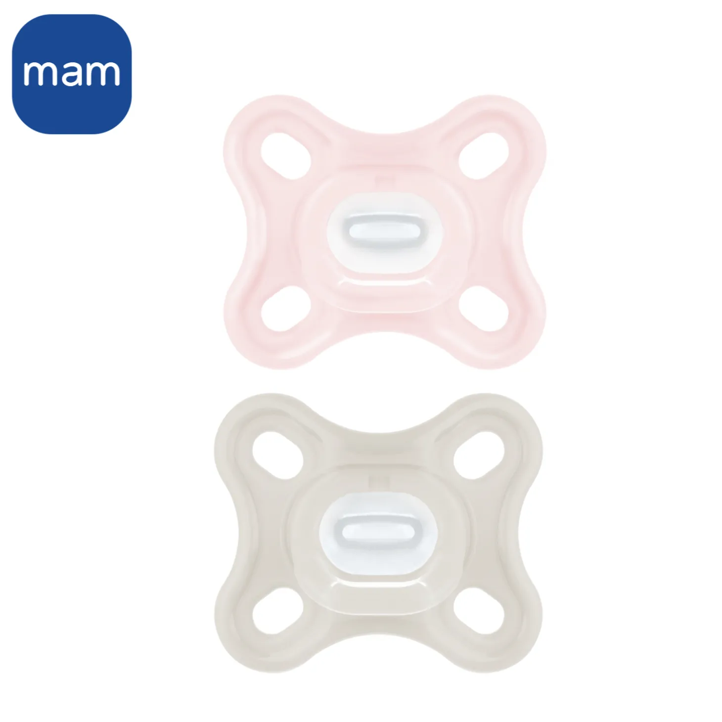 MAM BABY Sucette Comfort silicone et boîte stérilisation Rose