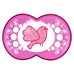MAM BABY 2 sucettes anatomiques + boîte stérilisation Panaché 6 mois+