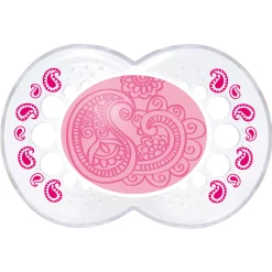 MAM BABY 2 sucettes anatomiques + boîte stérilisation Panaché 6 mois+
