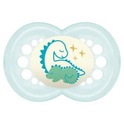 MAM BABY                    2 sucettes Nuit + boîte de stérilisation    Panaché            18 mois+