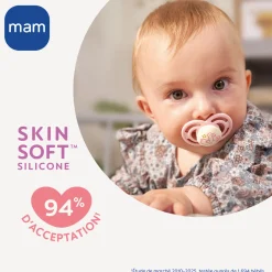 MAM BABY 2 sucettes Perfect nuit Tendance 18 mois+