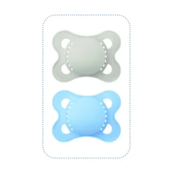 MAM BABY                    2 sucettes silicone Original
