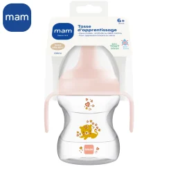 MAM BABY                    Tasse d'apprentissage avec anses    Panaché            190 ml