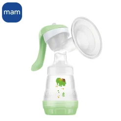 MAM BABY Tire-lait manuel avec kit d'allaitement Vert