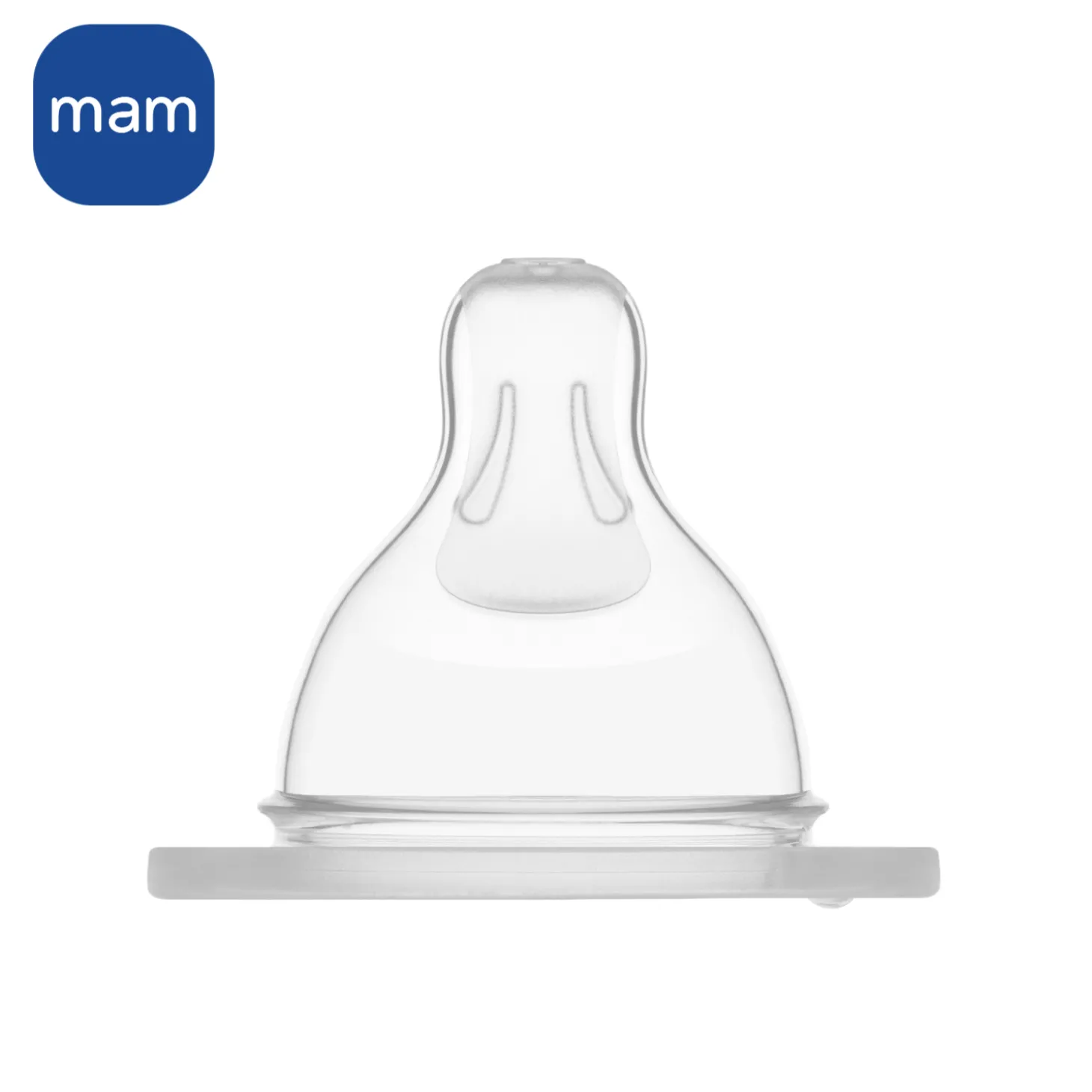 MAM BABY Tétine Débit 0 Sil X2 Transparent 0-6 mois