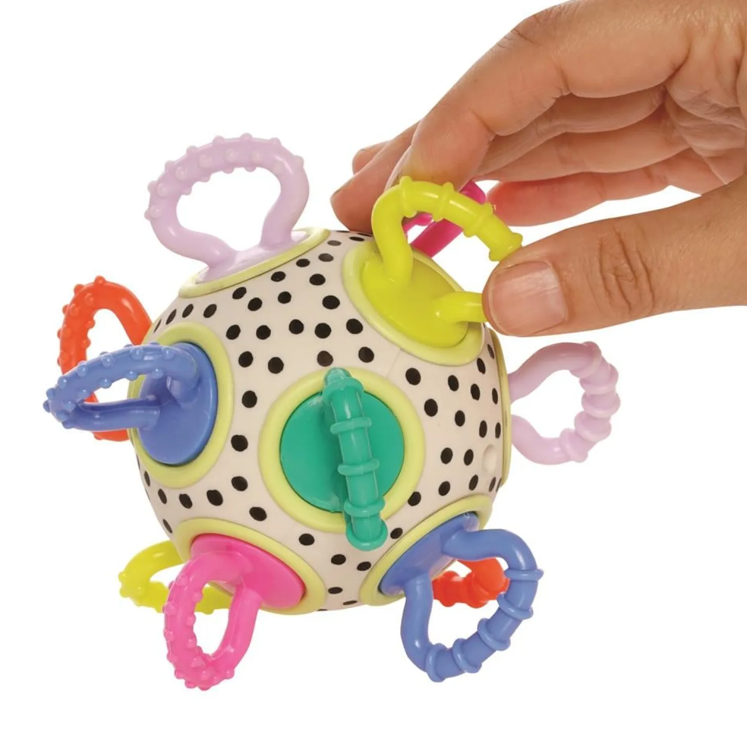 Manhattan Toys Jouet Click Clack Couleur Pop Multicolore