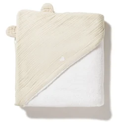 Marèse Cape de Bain Fluffy Soleil d'amour Beige 100x100 cm