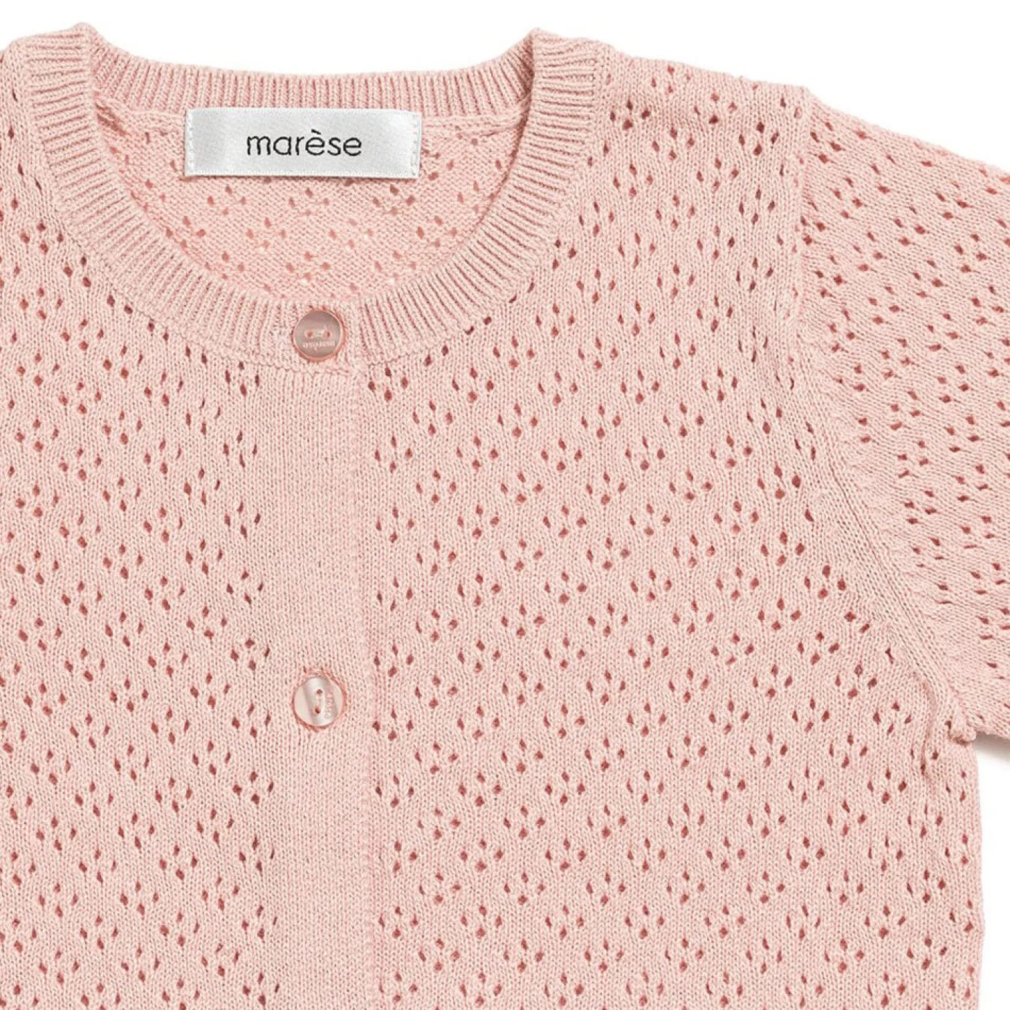 Marèse Cardigan Rose linen