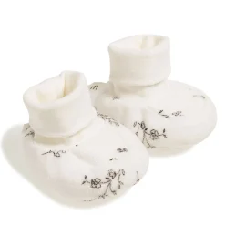Marèse                    Chaussons Imprime Romantic    Blanc