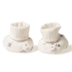 Marèse                    Chaussons Imprime Romantic    Blanc