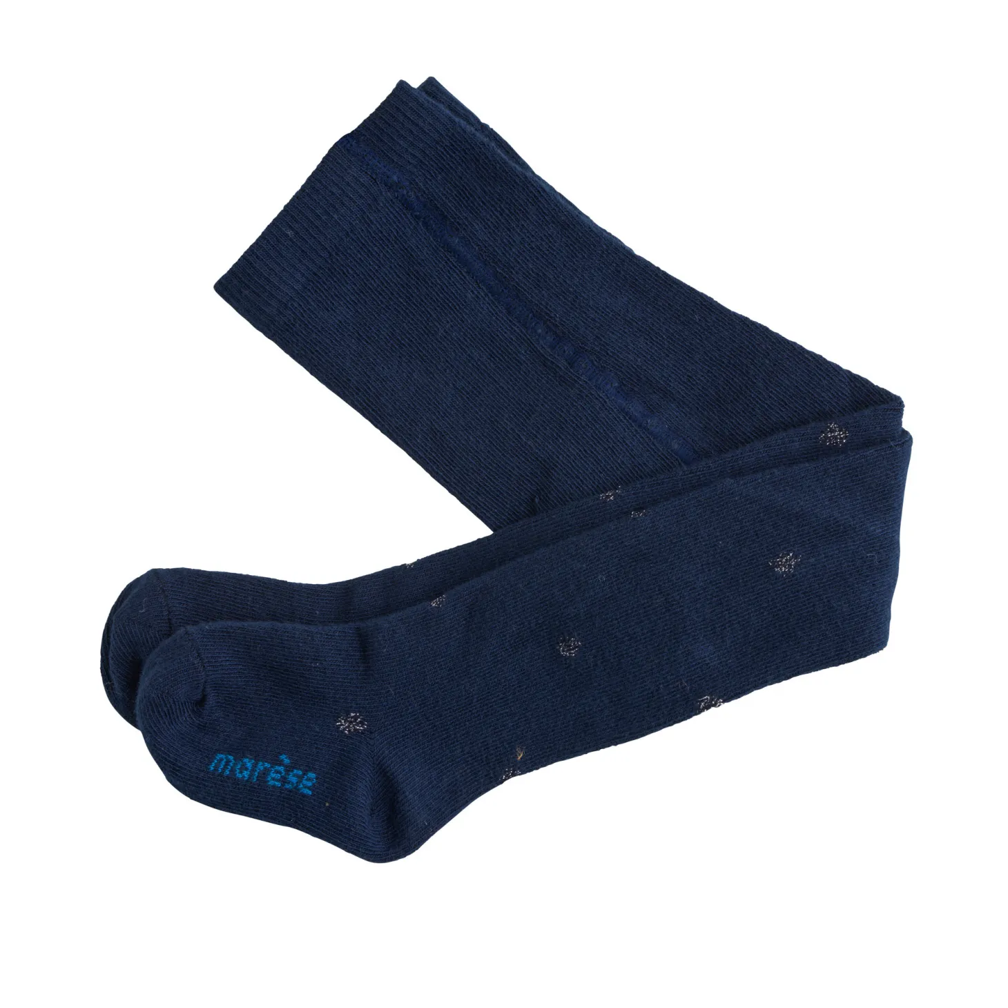 Marèse Collant pois marine Rose pour le thé Bleu 17 - 18 mois