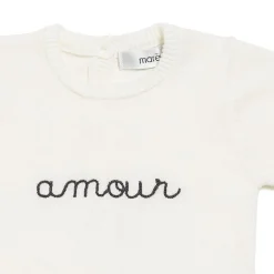 Marèse Combilongue Tricot Flour Ecru