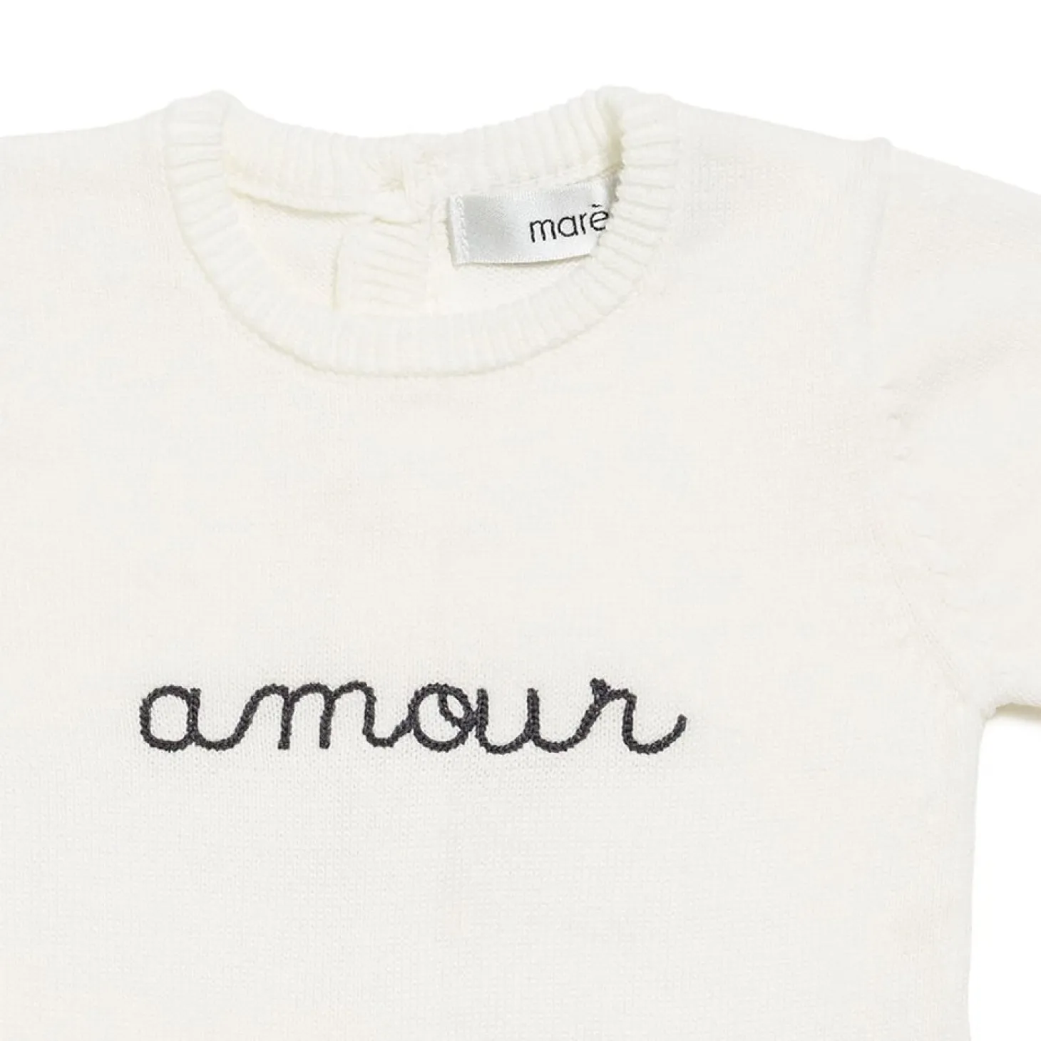 Marèse Combilongue Tricot Flour Ecru