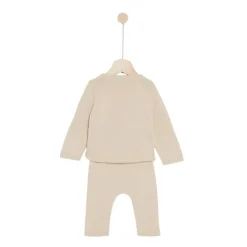 Marèse                    Ensemble tricot Milk Caramel    Beige            Prématuré
