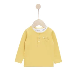 Marèse Ensemble T-shirt manches longues avec débardeur Escapade au soleil Jaune 24 mois