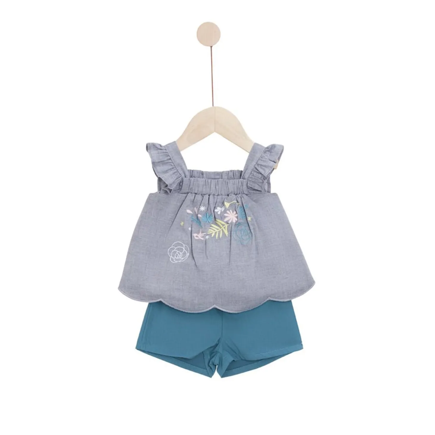 Marèse Ensemble tunique avec short Miss Mimosa Gris Artic