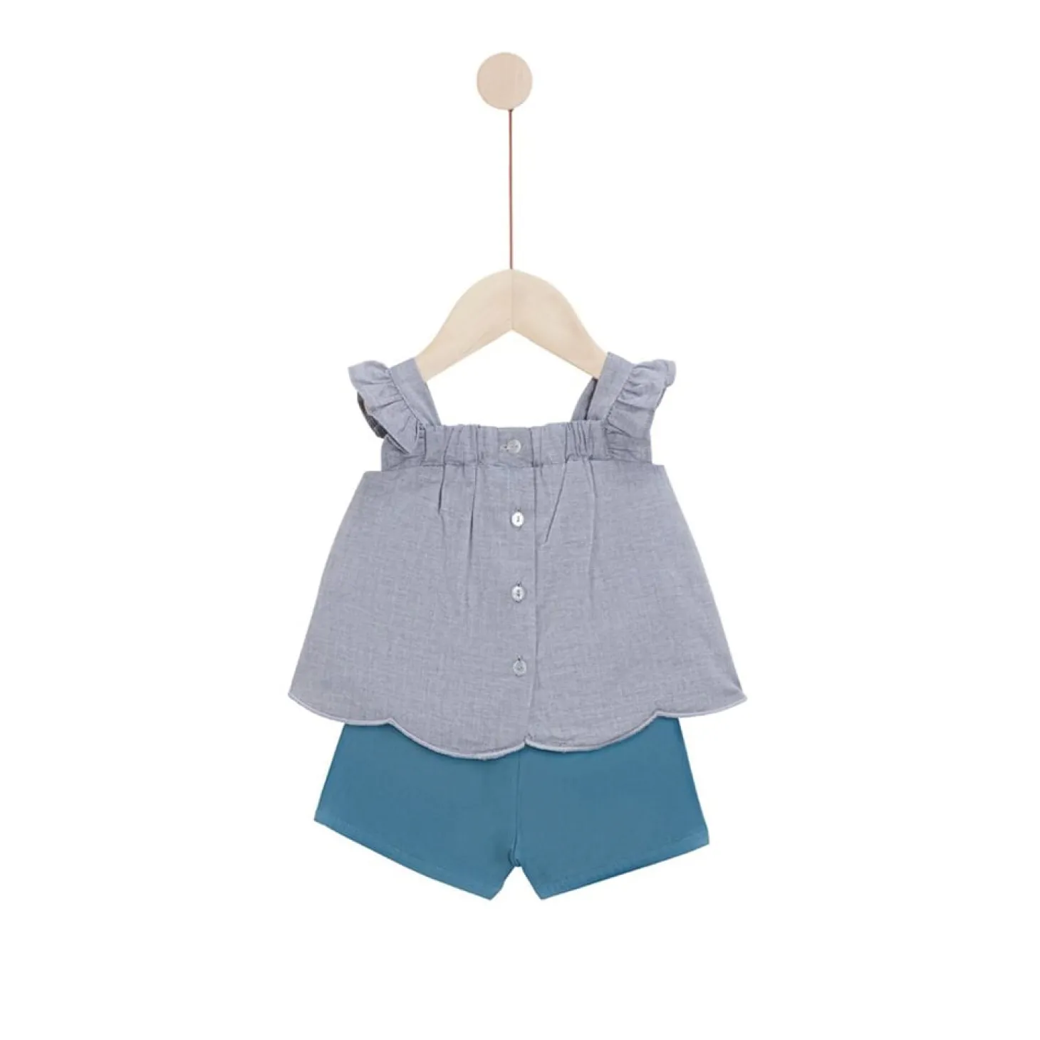 Marèse Ensemble tunique avec short Miss Mimosa Gris Artic