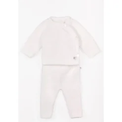 Marèse                    Lot Brassière + Pantalon Nid d'abeille    Blanc
