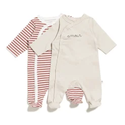 Marèse Lot de 2 Pyjamas Imp Petite Rayure Multicolore