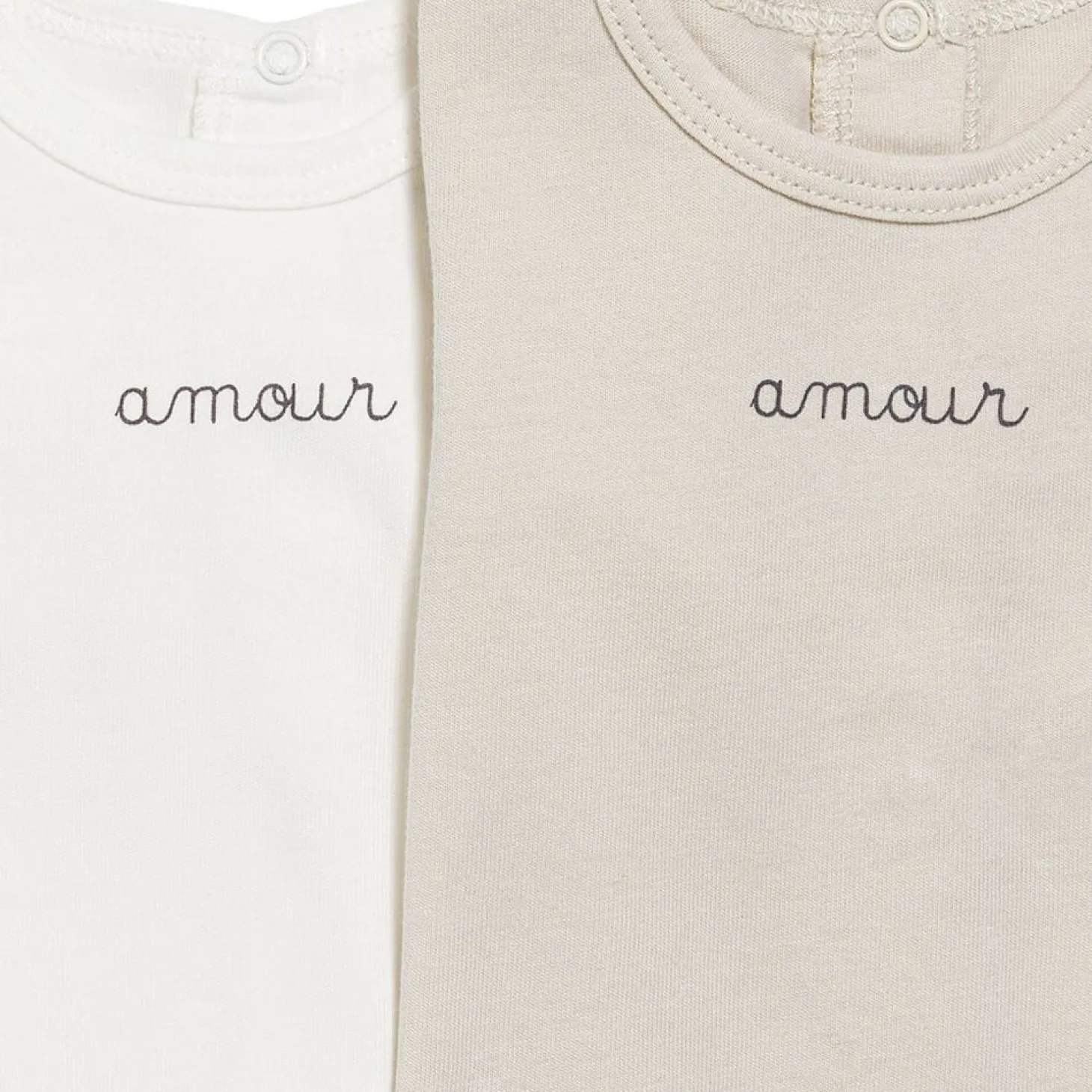 Marèse Lot de 2 Teeshirts ML Beige sarrazin
